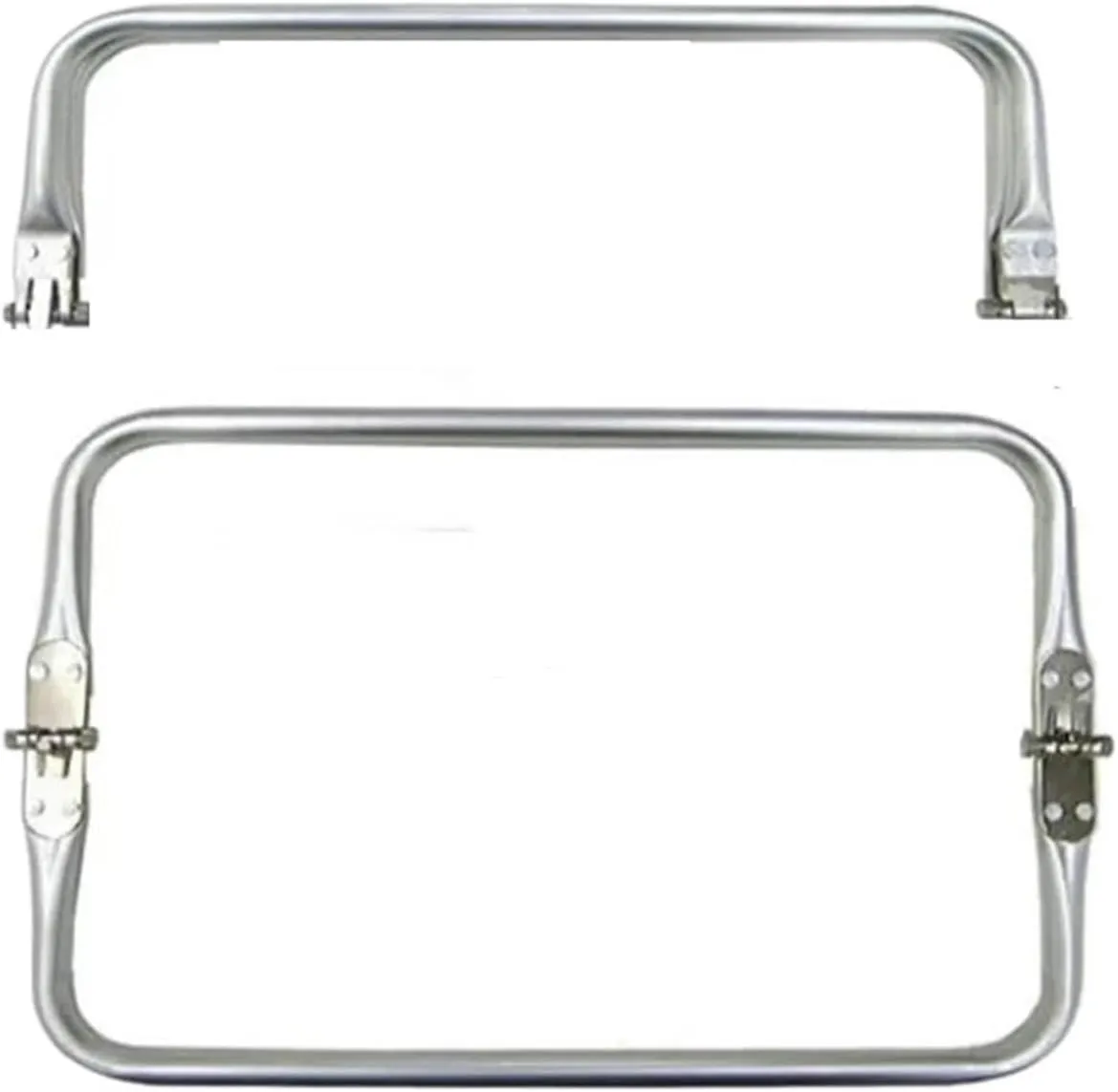 10PCS 20-30cm Silver Metal Frame for Purse Doctor Aluminium Tube Handle Bag Accessories Clutch Parts(30cm-10pcs)