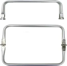10PCS 20-30cm Silver Metal Frame for Purse Doctor Aluminium Tube Handle Bag Accessories Clutch Parts(30cm-10pcs)