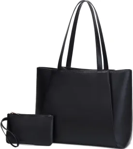 15.6 Inch Work Bags Waterproof Laptop Bag, Large Capacity Office Purse Computer Briefcase Durable Shoulder Bag