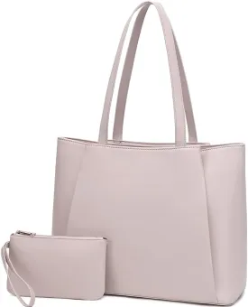 15.6 Inch Work Bags Waterproof Laptop Bag, Large Capacity Office Purse Computer Briefcase Durable Shoulder Bag
