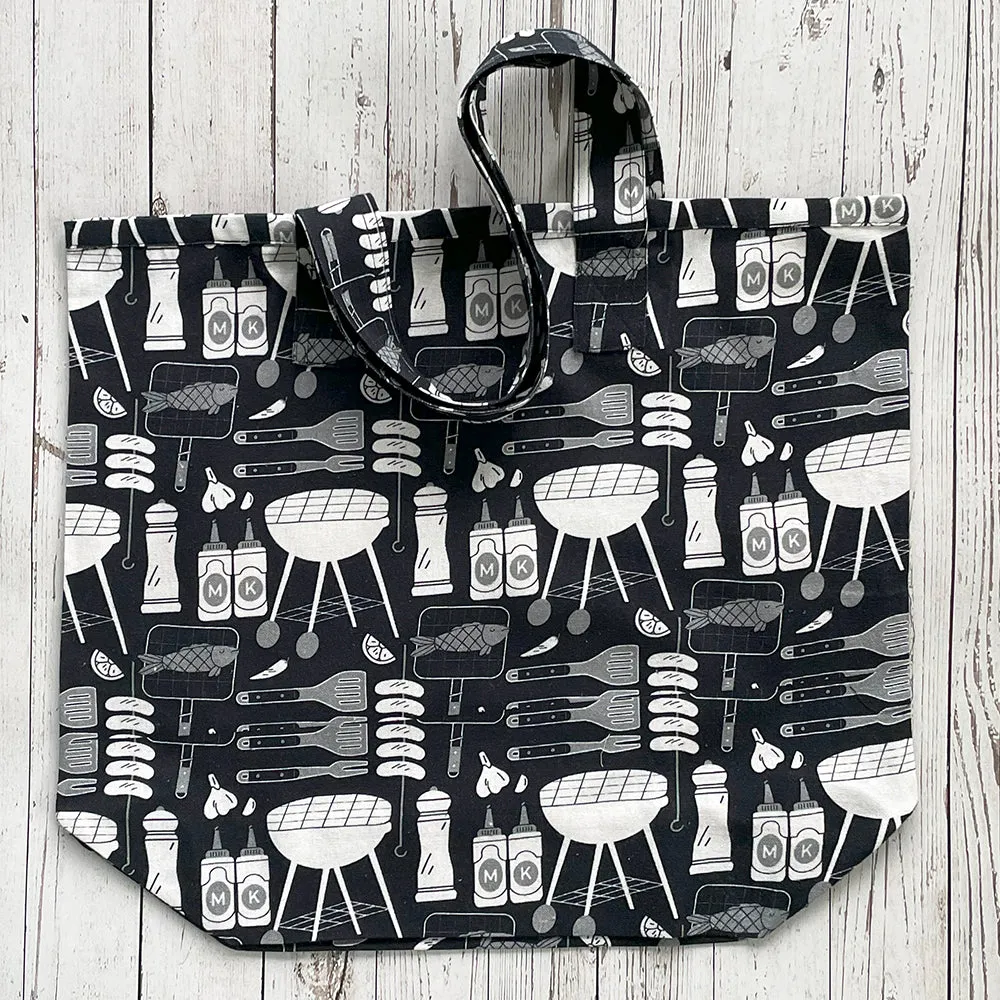 BBQ Grill Tote Bag