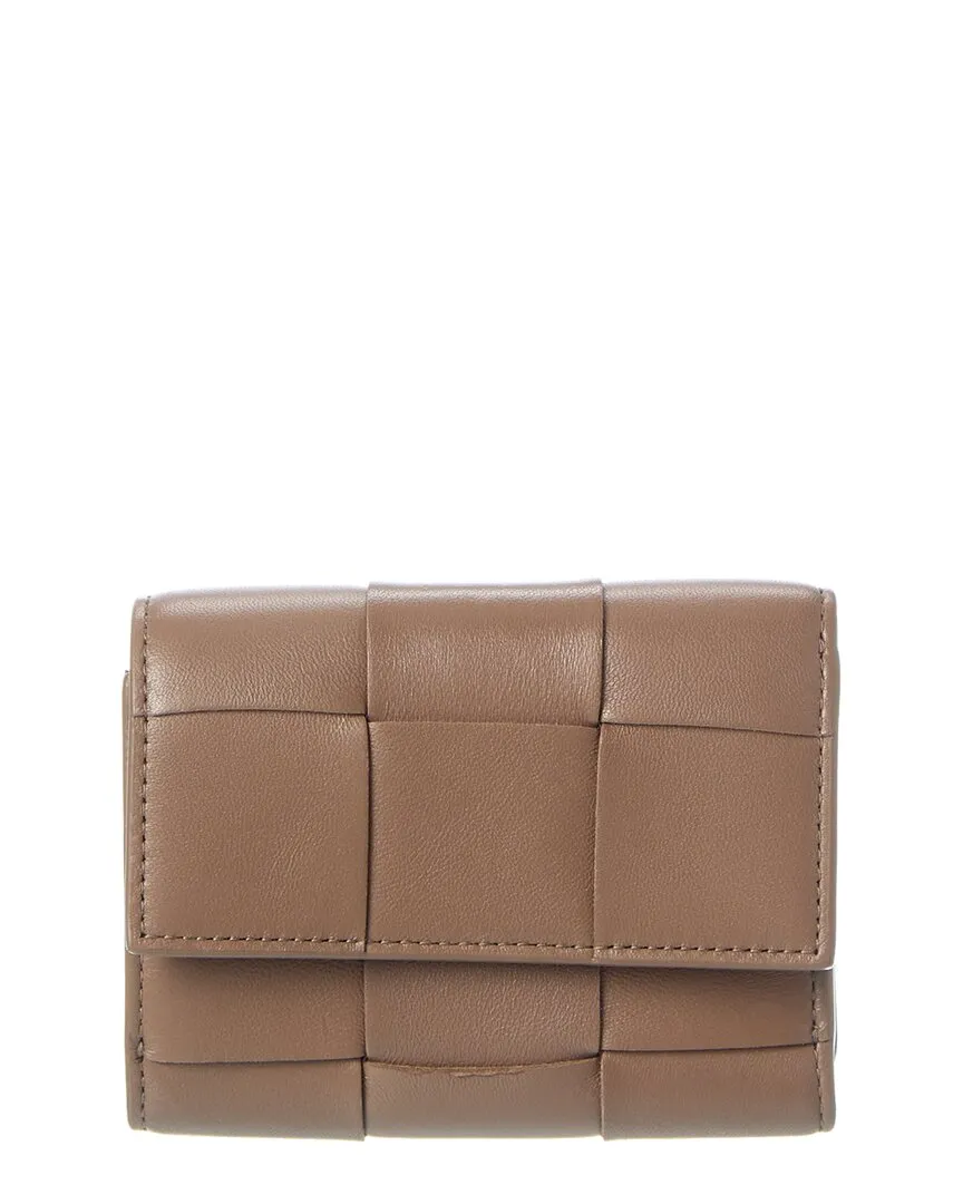 Bottega Veneta Cassette Maxi Intrecciato Leather Card Case