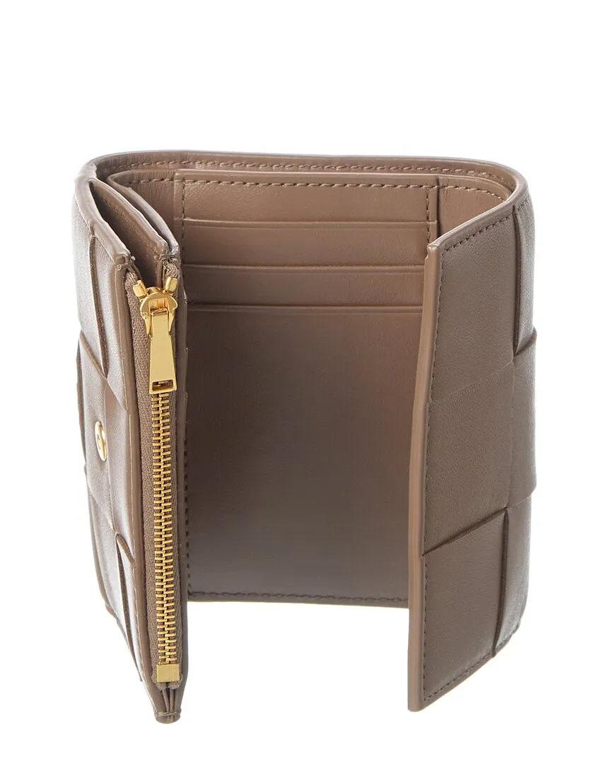 Bottega Veneta Cassette Maxi Intrecciato Leather Card Case