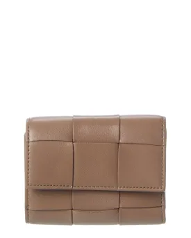 Bottega Veneta Cassette Maxi Intrecciato Leather Card Case