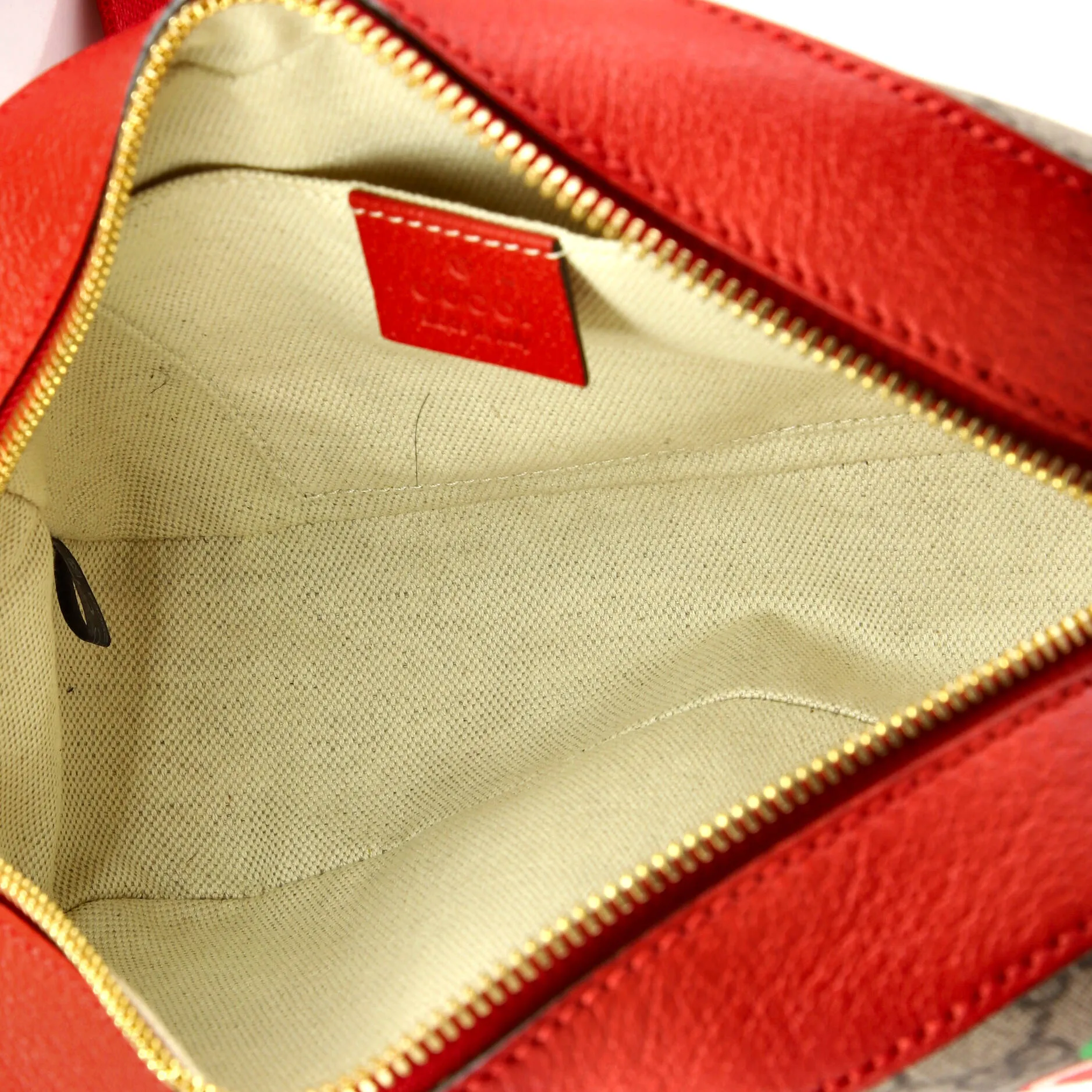 Camera Messenger Bag Printed GG Coated Canvas
