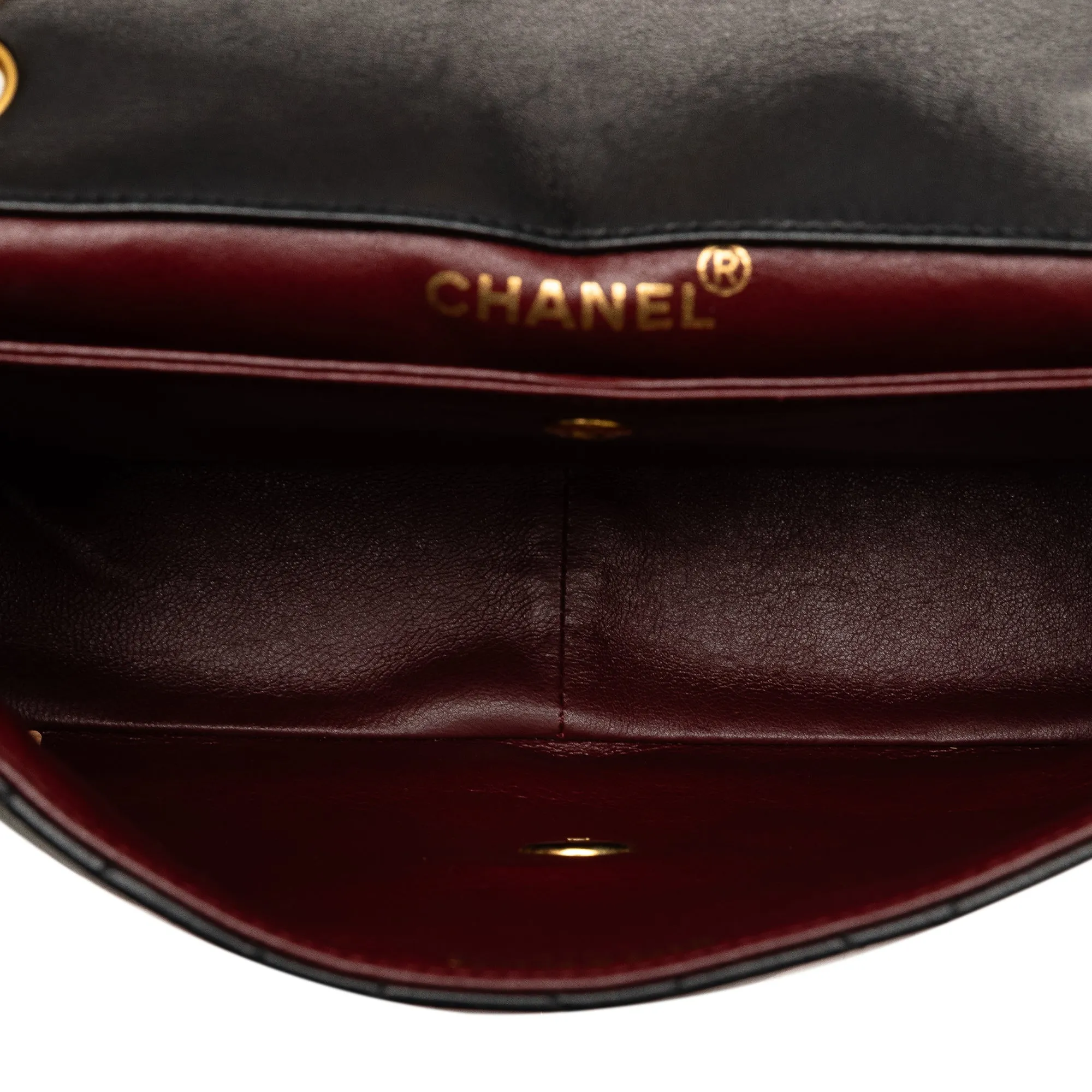 Chanel CC Matelasse Lambskin Flap Crossbody Bag