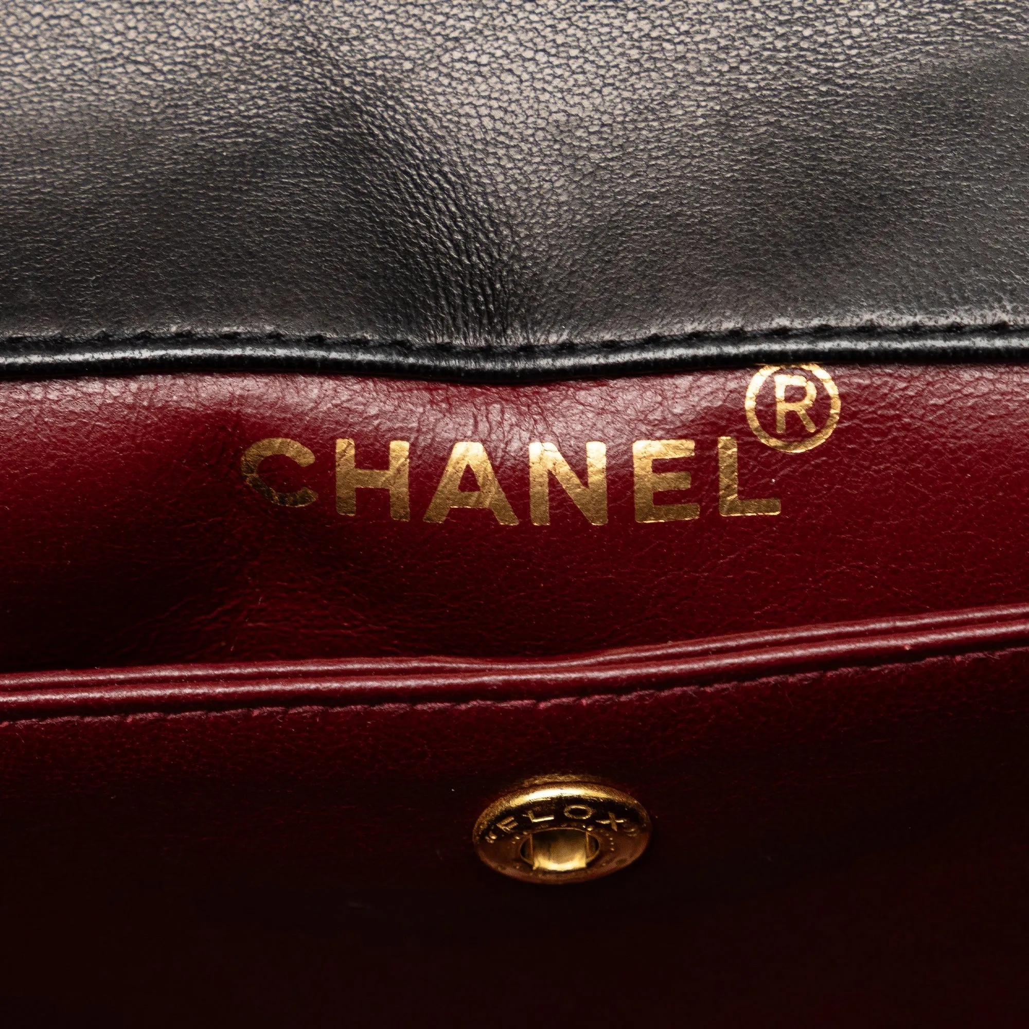 Chanel CC Matelasse Lambskin Flap Crossbody Bag
