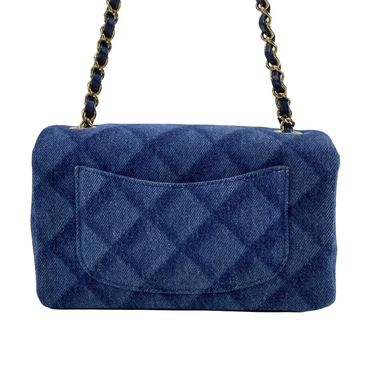 Chanel mini denim classic bag