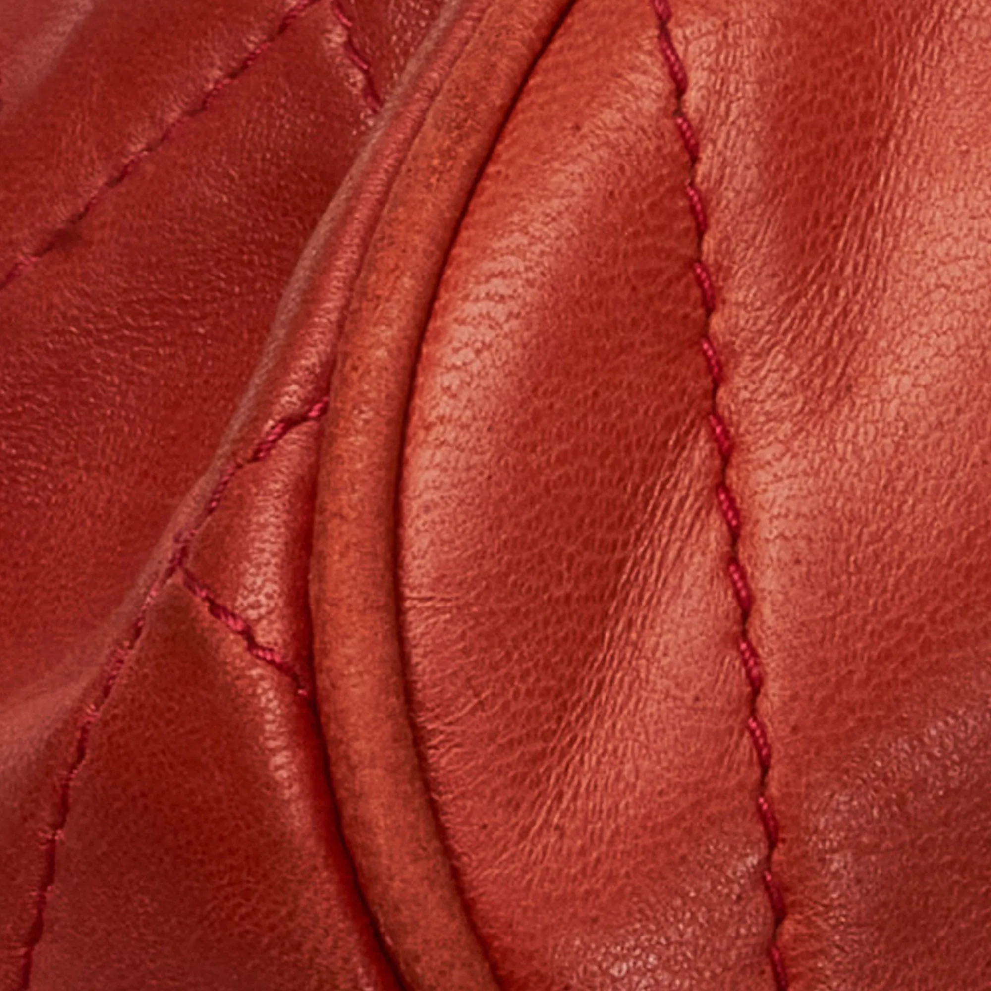 Chanel Timeless Crossbody Bag Coral Orange Lambskin Gold