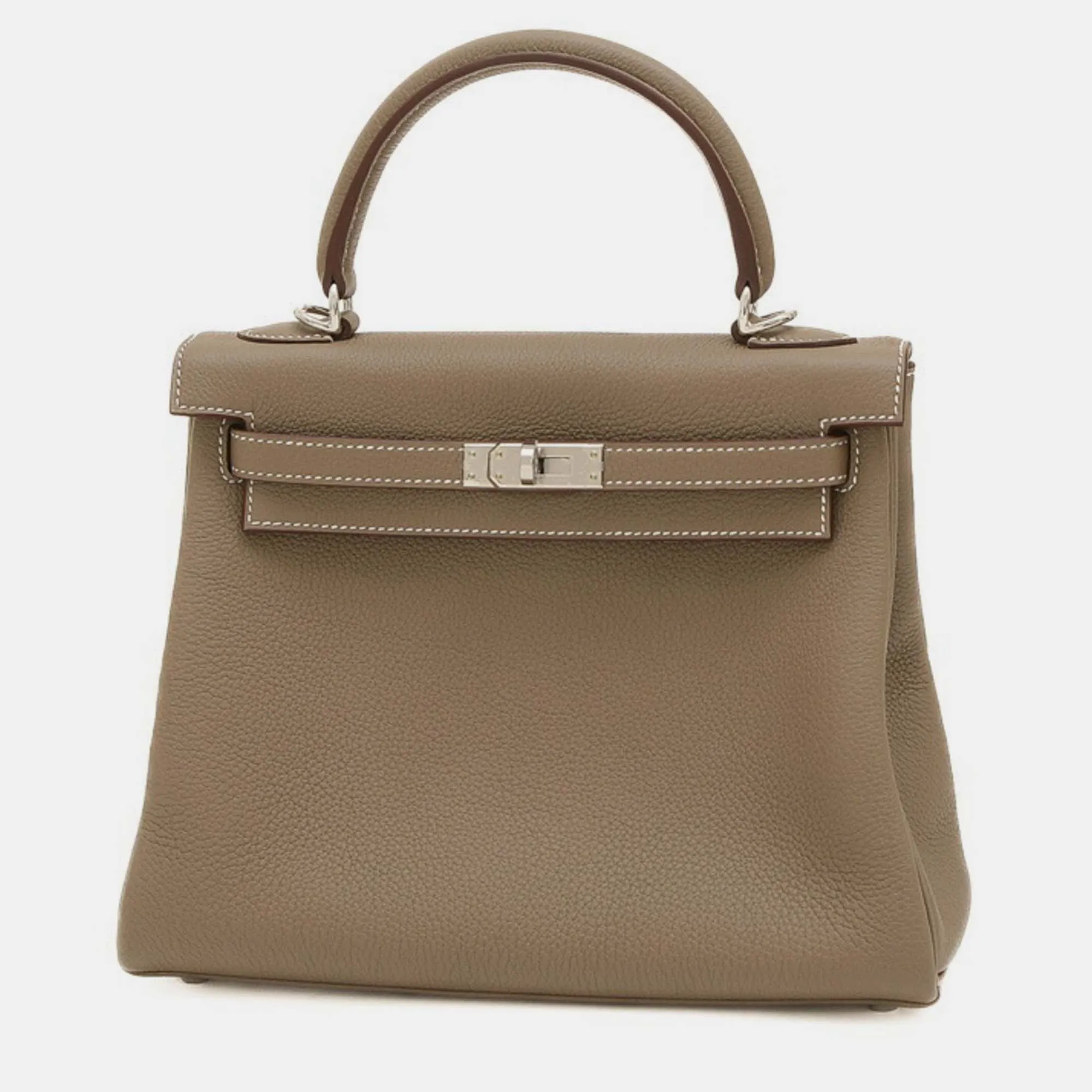 Etoupe Togo Kelly 25 Handbag