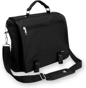 Everest Portfolio Briefcase, Black, One Size