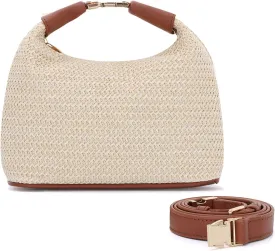 Fecialy Straw Bag for Women Small Raffia Purses Summer Beach Crossbody Bag Vacation Straw Woven Handbag 2025