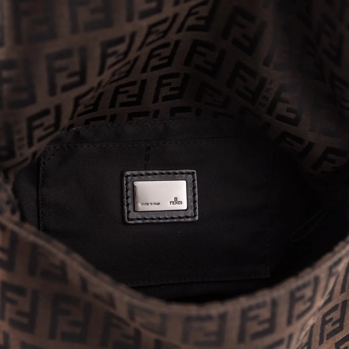 Fendi Brown Zucchino Mini Mamma Baguette