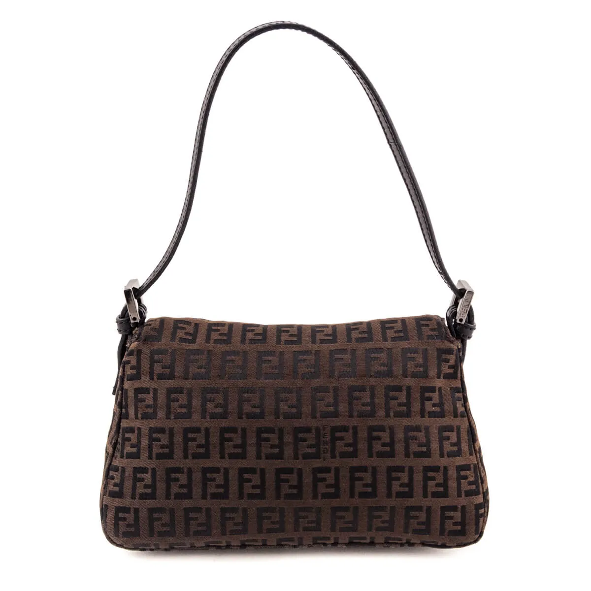 Fendi Brown Zucchino Mini Mamma Baguette