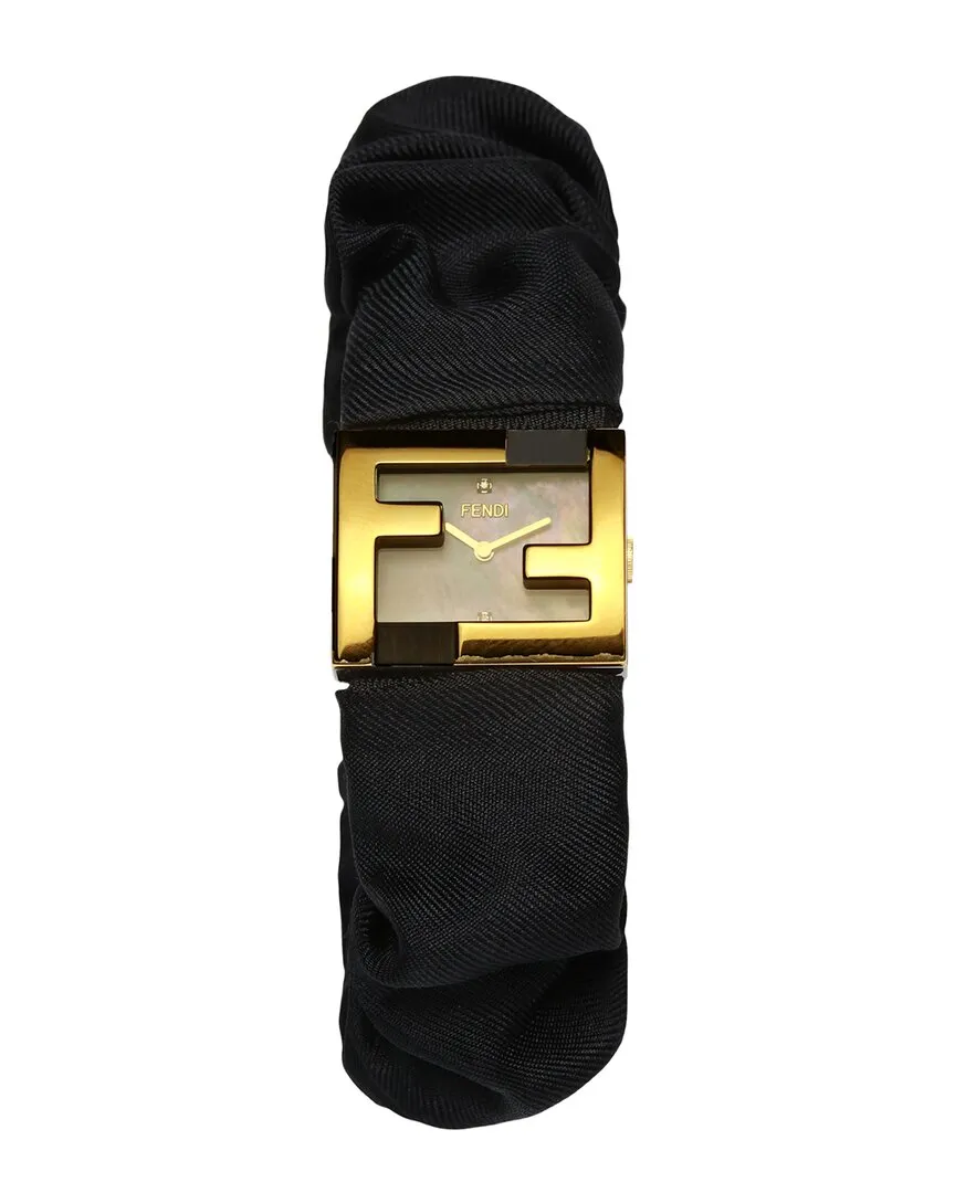 FENDI Women's Baguette Diamond Watch