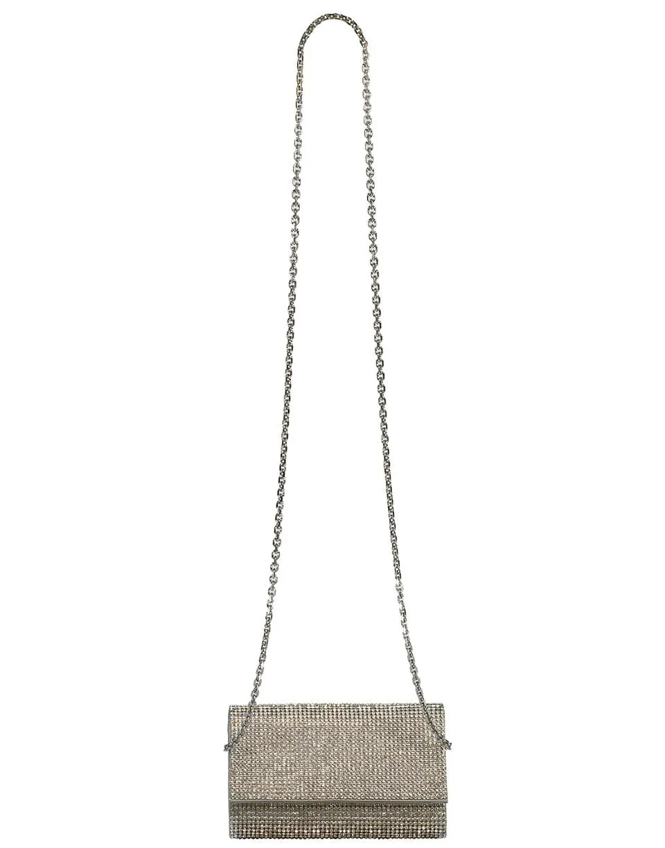 Fizzy Silver Crystal Clutch