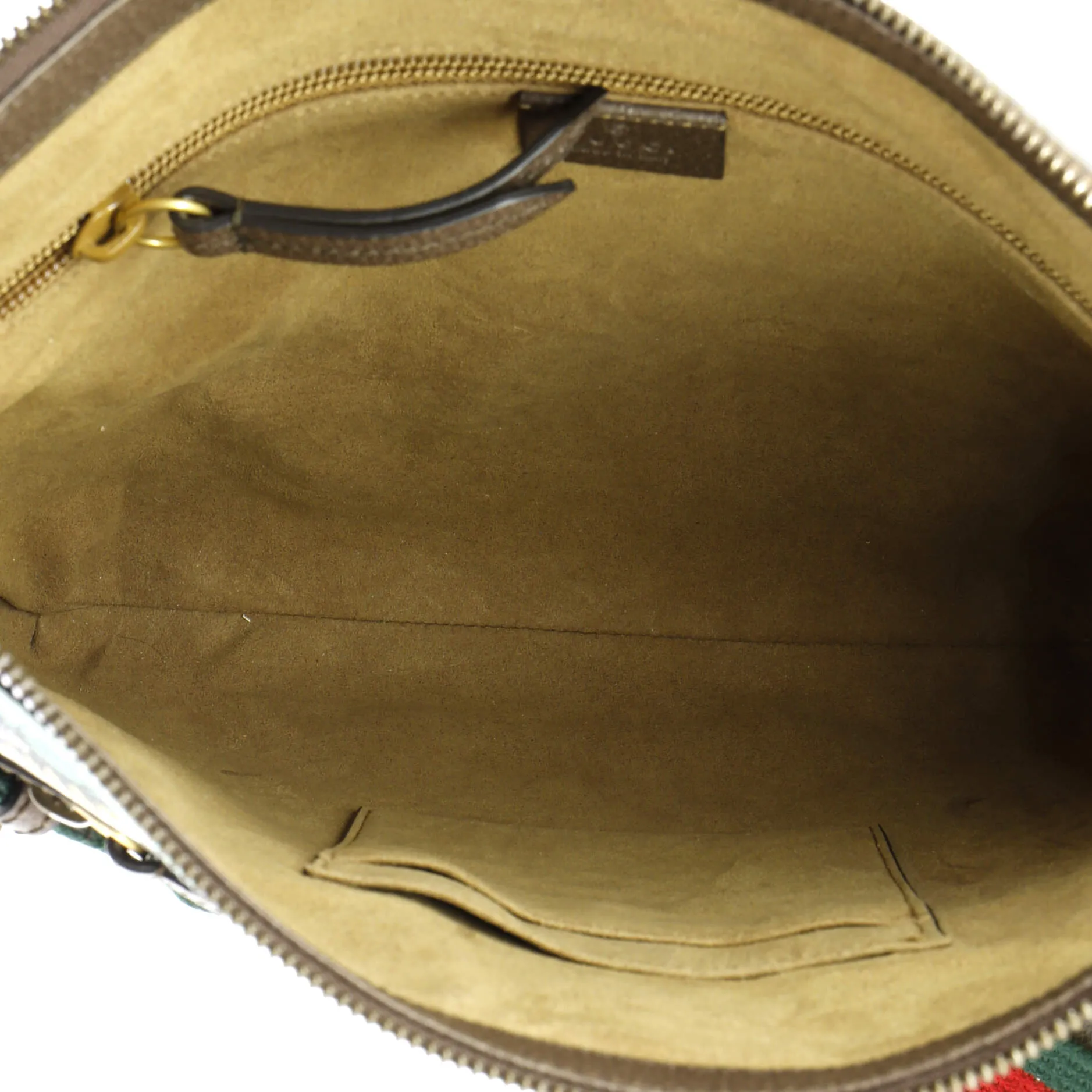 Front Zip Messenger Bengal Print GG Coated Canvas Medium