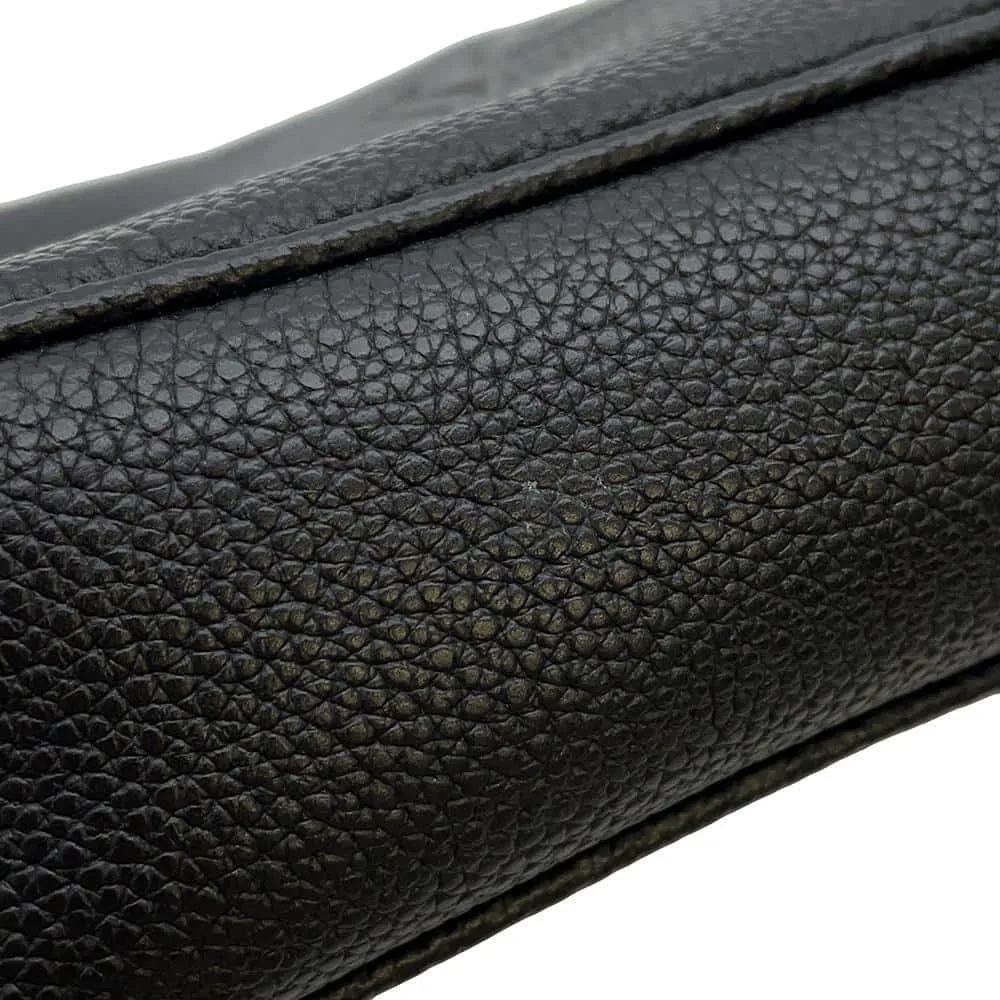 Gucci GG Supreme Shoulder Bag Black 768391 Leather Size Mini