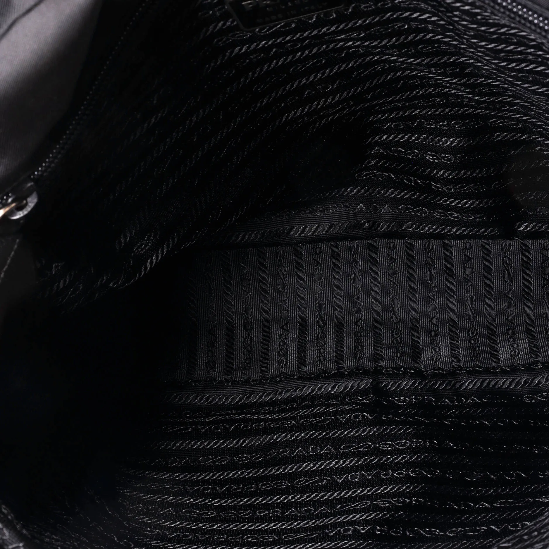 Impunturato Buckle Flap Messenger Bag Quilted Tessuto Small