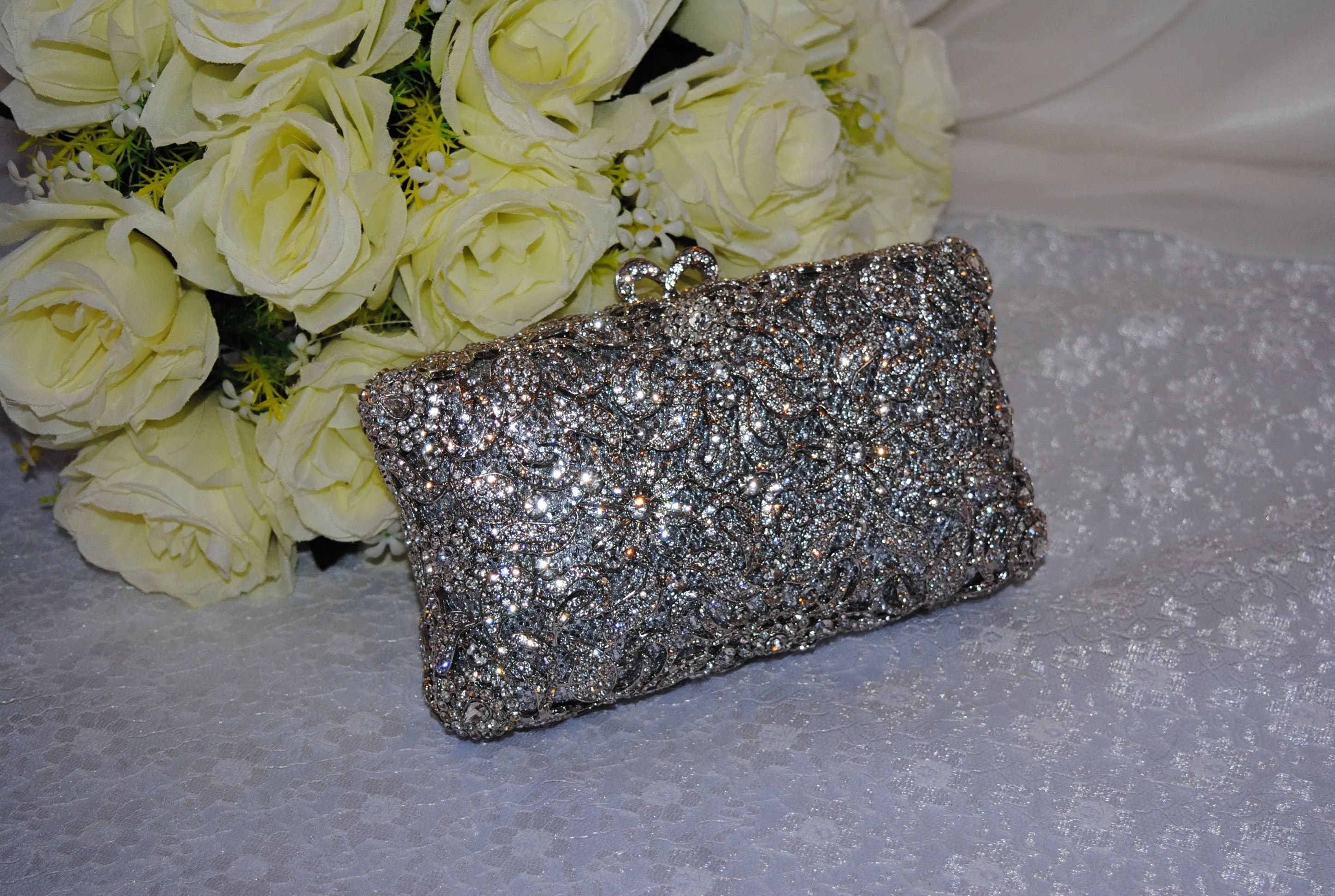 IN STOCK - Swarovski Crystal Evening Bag