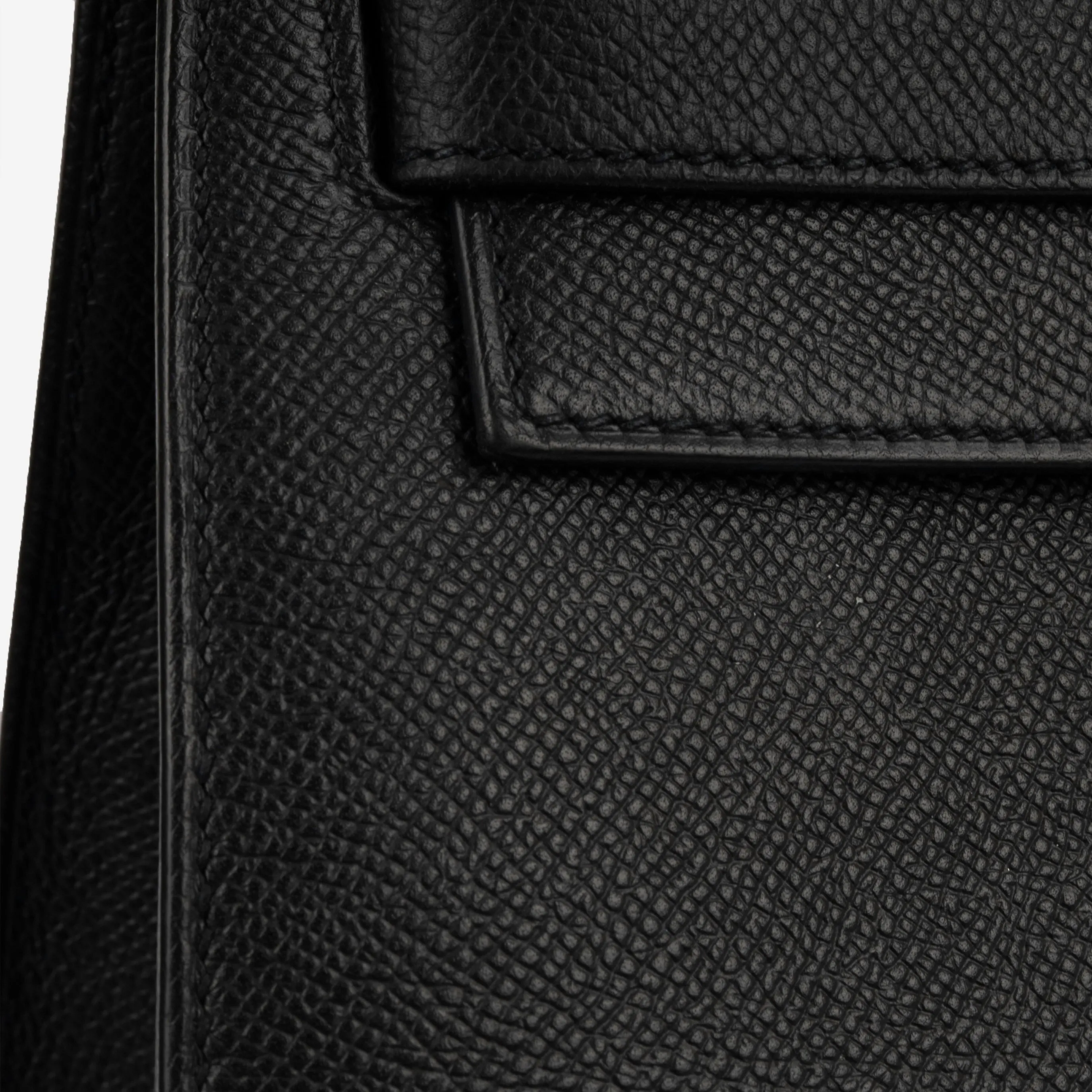 Kelly 35 - Noir Epsom