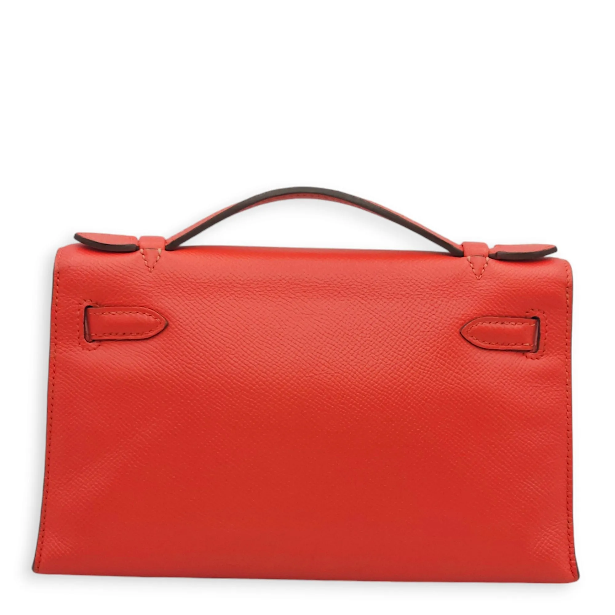 Kelly Pochette Rose Jaipur in Epsom, Gold hardware