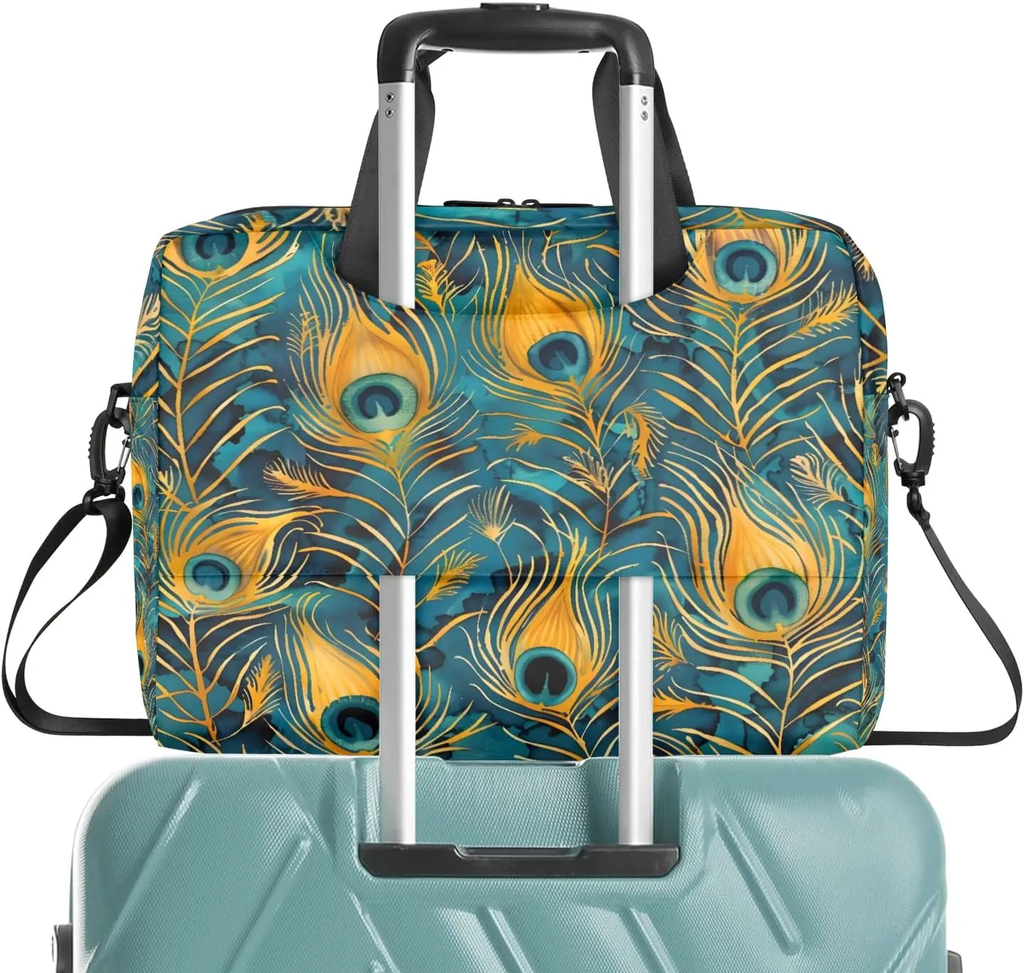 Laptop Bag 15.6 Inch Laptop Sleeve Case with Shoulder Computer Slim Briefcase for Men and Women