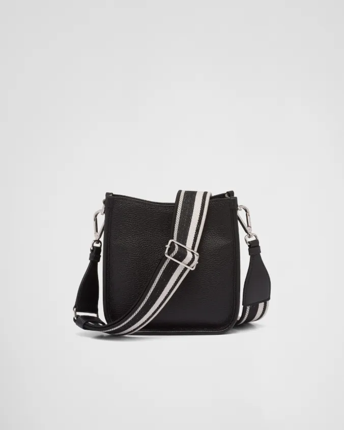 Leather mini shoulder bag