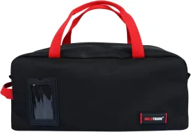 MELOTOUGH 16 Inch Tool Bag Canvas Tool Tote Bags with Zipper Heavy Duty Portable Tool Bag Organizer for Electrician,Plumbing,Technician,HVAC (Black)