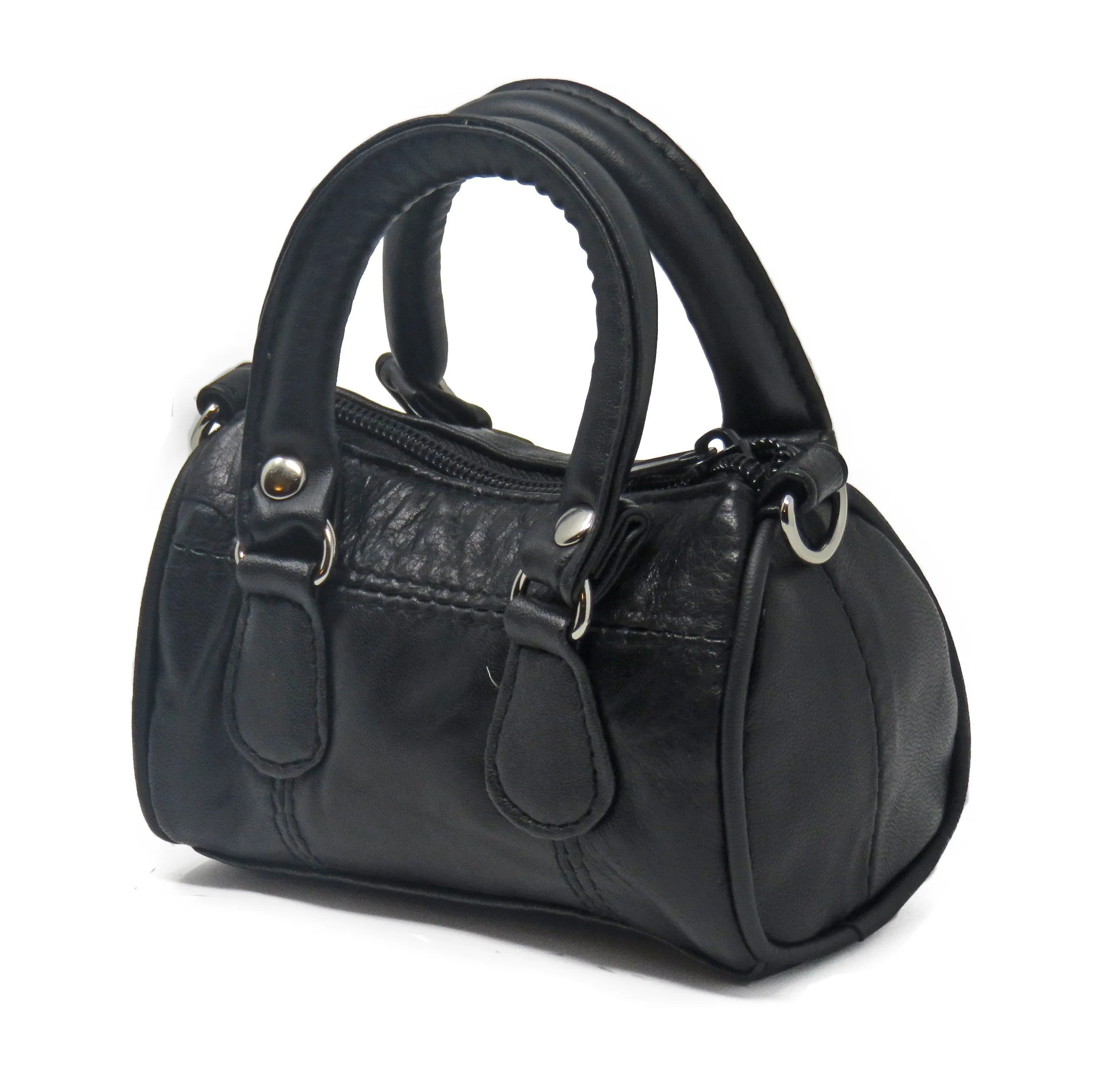 Mini Leather Satchel Bag