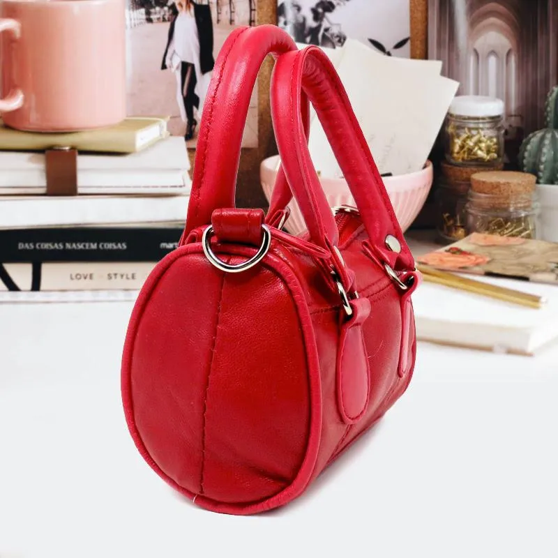 Mini Leather Satchel Bag