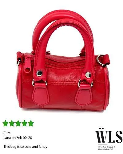 Mini Leather Satchel Bag
