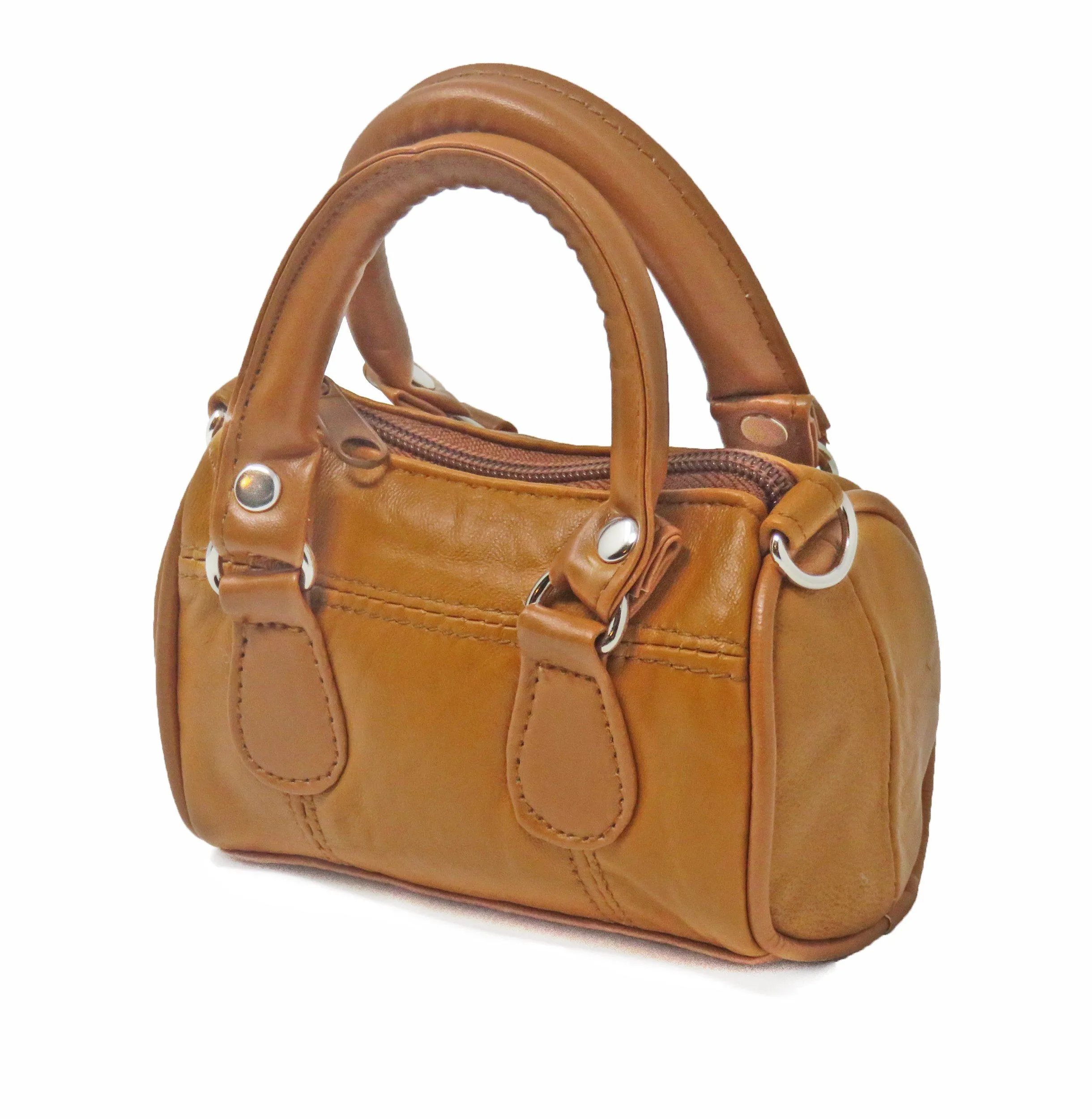 Mini Leather Satchel Bag