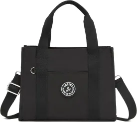 Multi-Pocket Tote Bag for Women with Zipper Lightweight Crossbody Shoulder Bag for Work Travel Nurse College Gift
