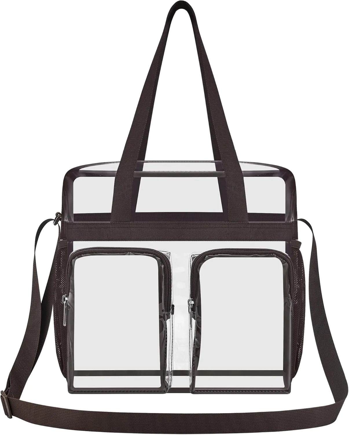 Oraben Clear Bag for Stadium Events 12x6x12 Clear Tote Bag for Women Transparent Lunch Bag for Work Sports Concert