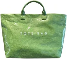 PVC Tote Bag for Women Large Work Tote Bag, Large Capacity Green Jelly Bag, Letter Print Tote Handbag
