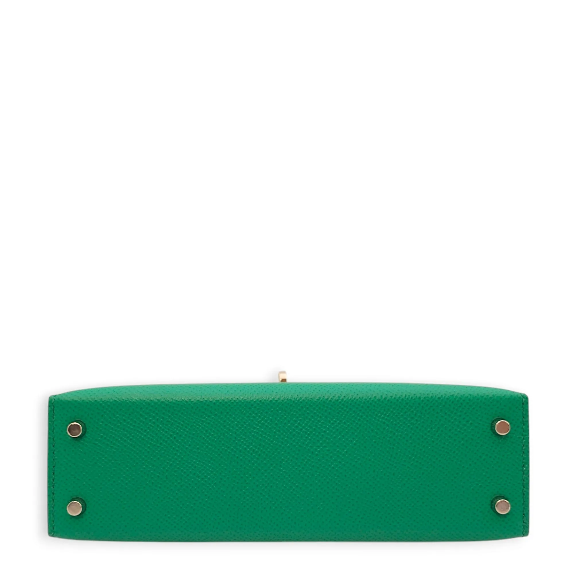 Sellier Kelly 20 Vert Jade in Epsom, Palladium hardware