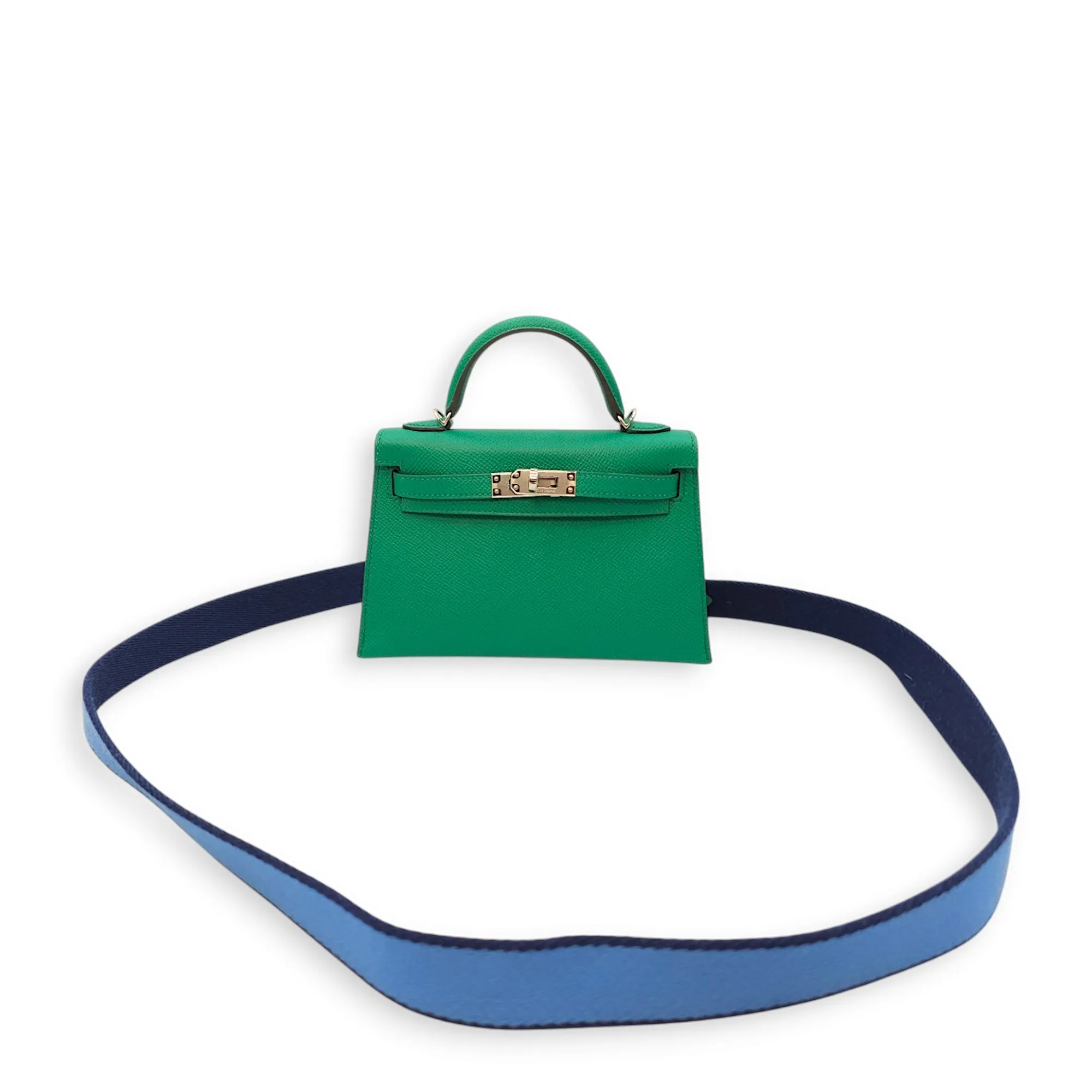 Sellier Kelly 20 Vert Jade in Epsom, Palladium hardware