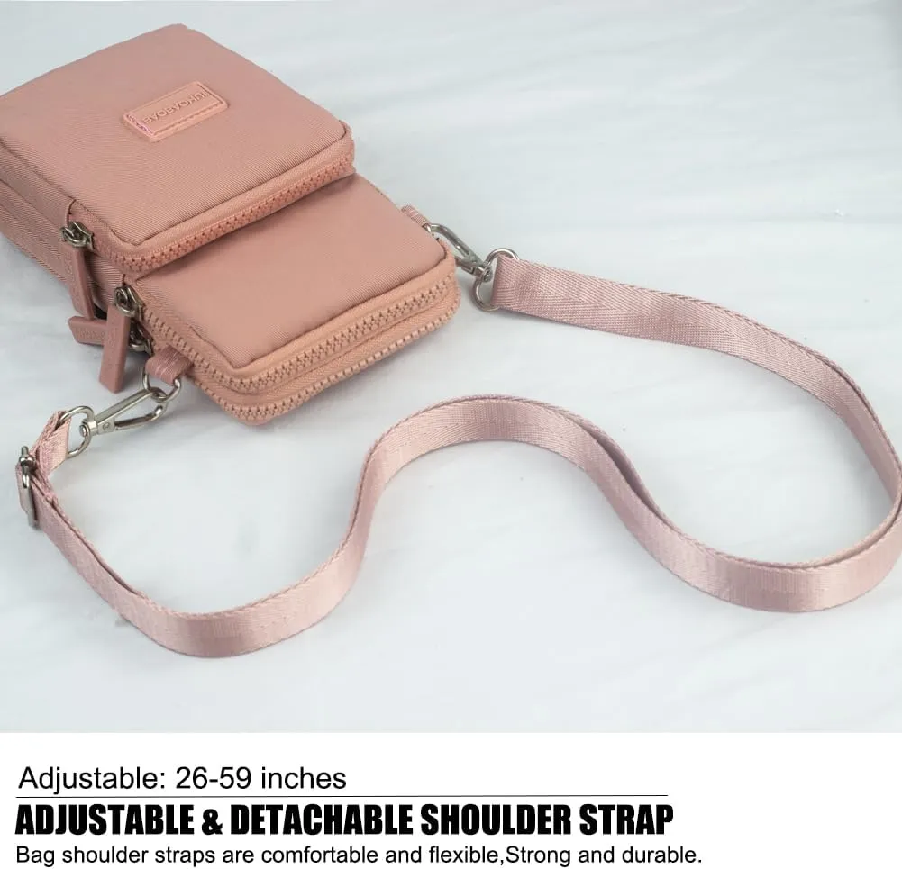 Small Crossbody Bags for Women, Universal Pouch Wallet Cell Phone Purse Lightweight Pockets Handbags Mini Shoulder Bag