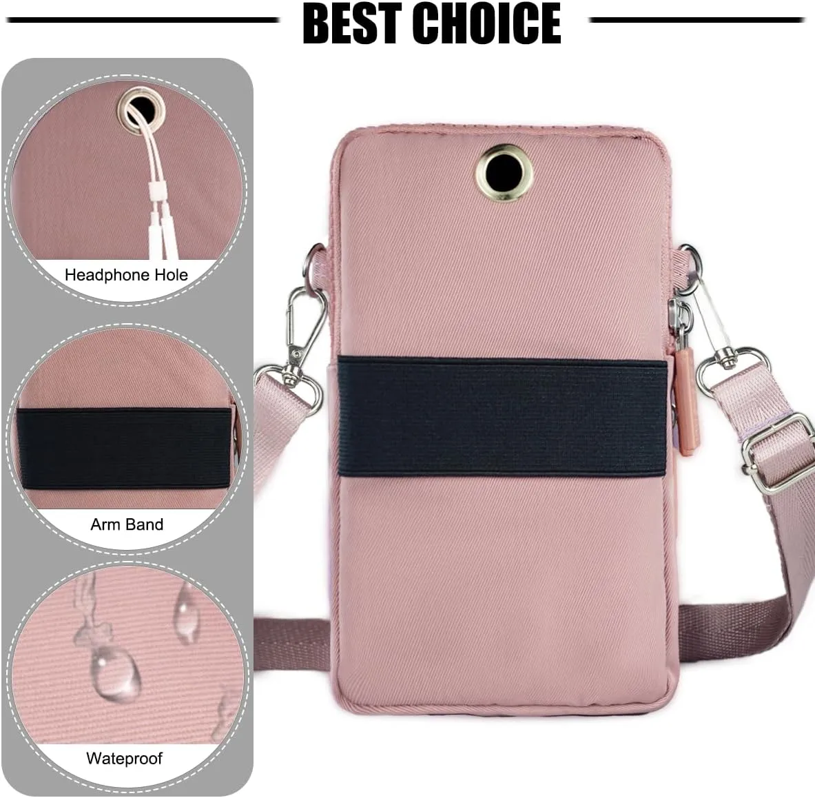 Small Crossbody Bags for Women, Universal Pouch Wallet Cell Phone Purse Lightweight Pockets Handbags Mini Shoulder Bag