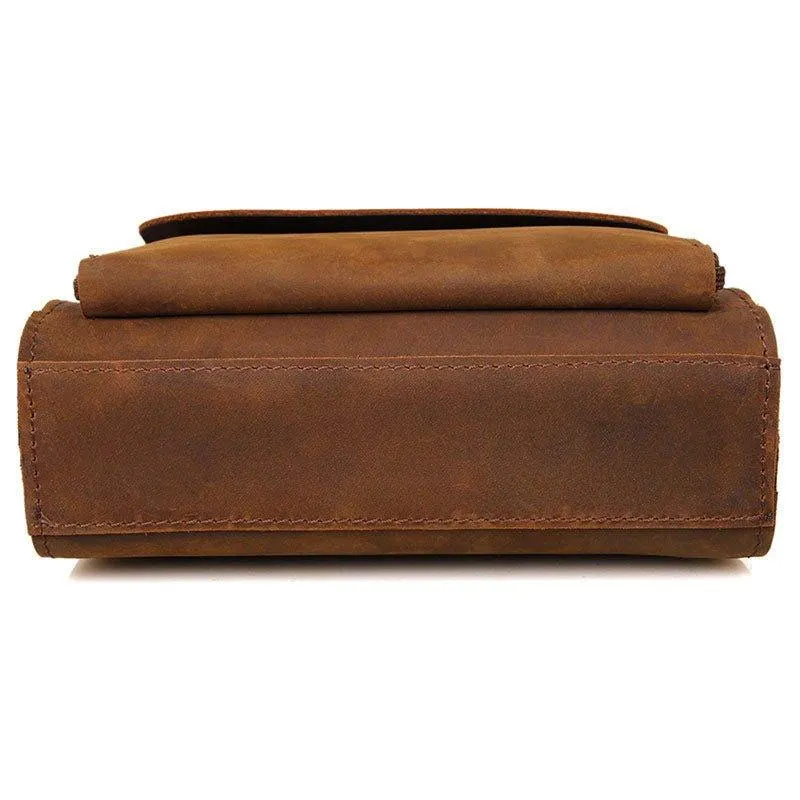 Small Messenger Bag Crossbody Leather for Men