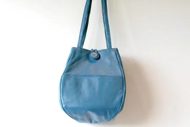 small papaya bag - blue