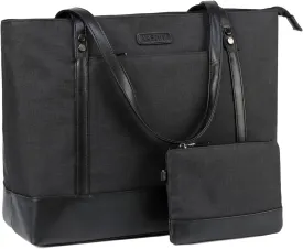 VASCHY Laptop Tote Bag for Women, Large 15.6inch Computer Teacher Bag Purse Briefcase for Travel,Work,Business,Office