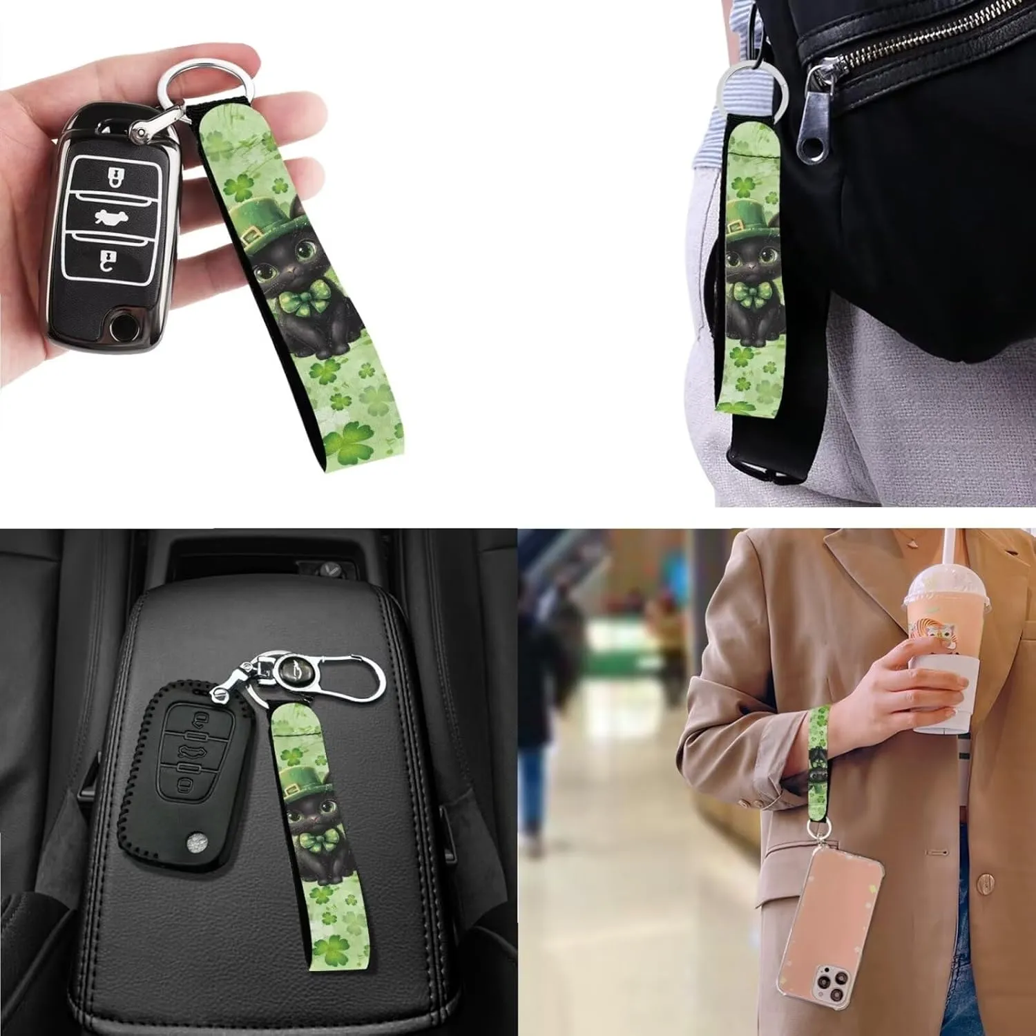 Womens Small Purses Keychain and Handbags 3Pcs for Daily Use