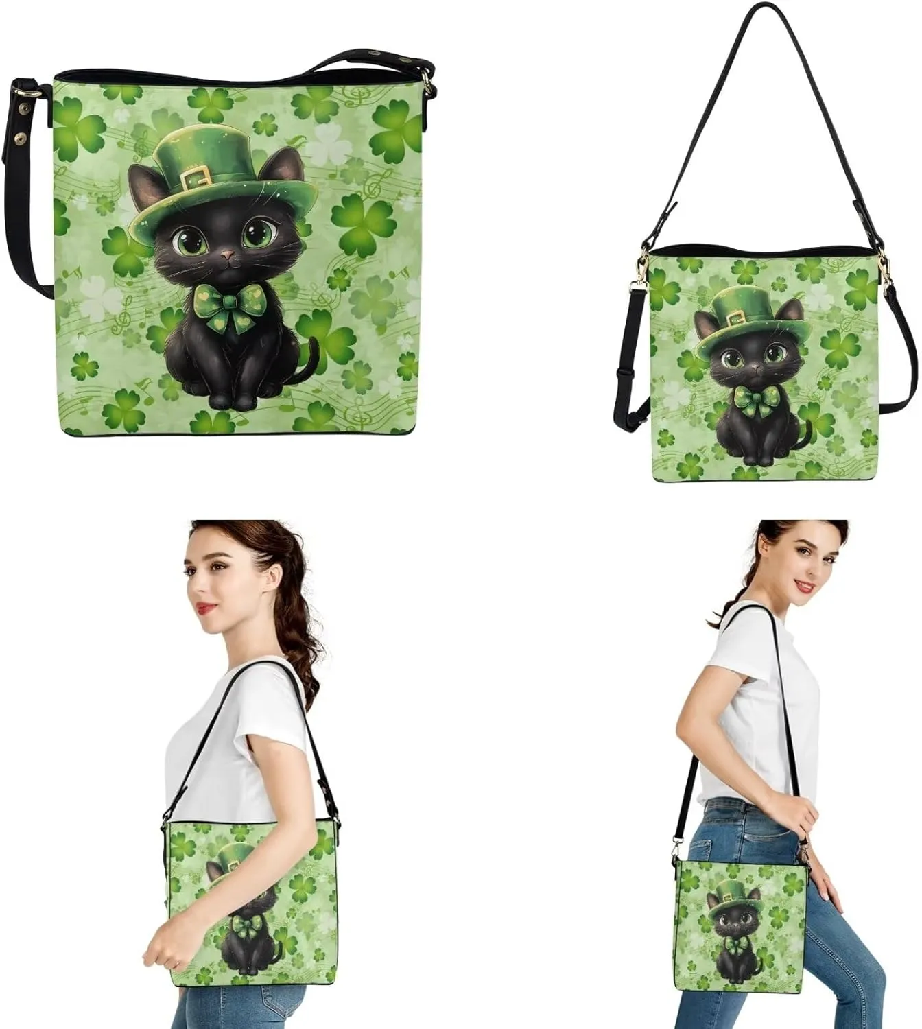 Womens Small Purses Keychain and Handbags 3Pcs for Daily Use