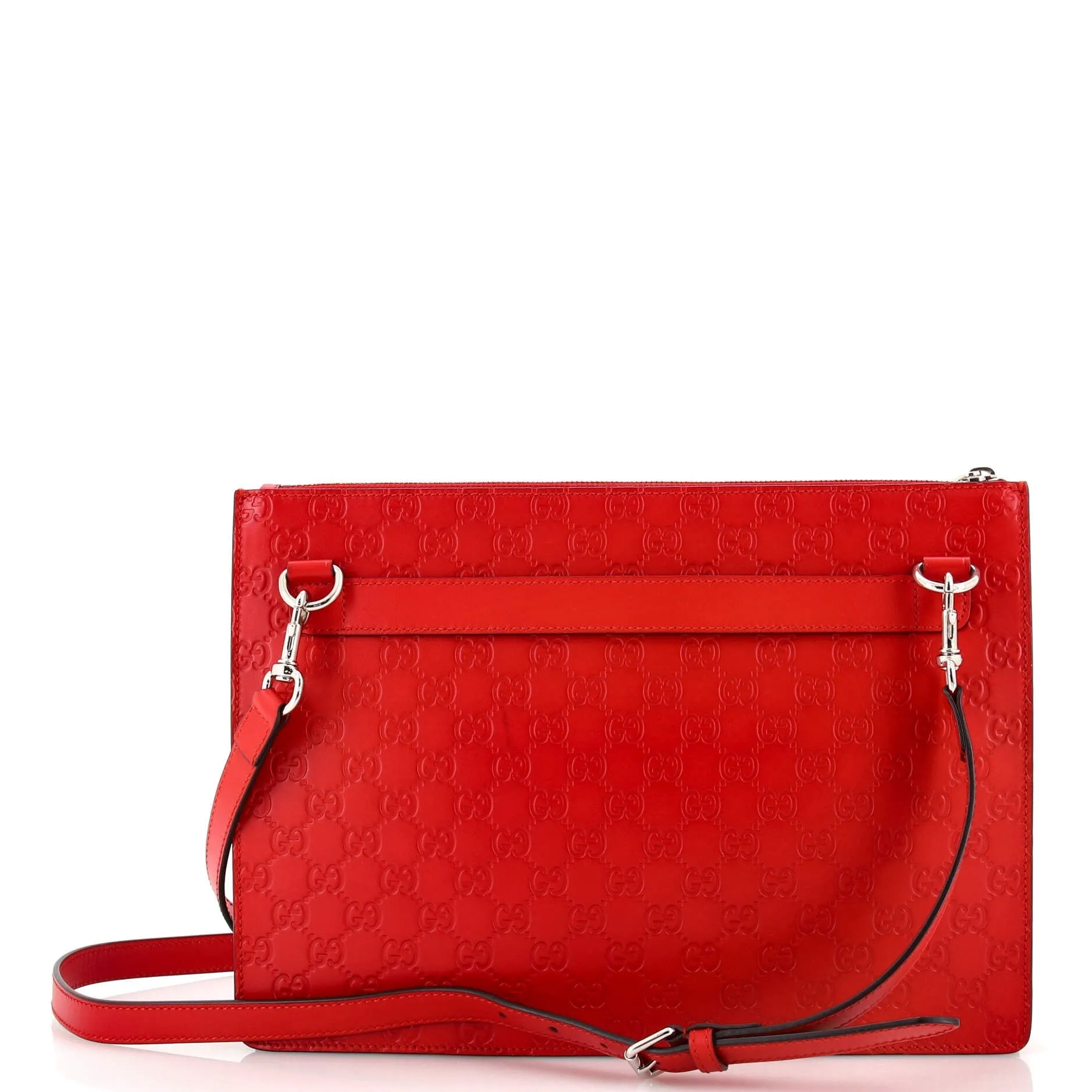 Zip Messenger Bag Guccissima Leather Large